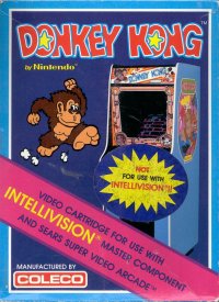 Donkey Kong Intellivision US box art